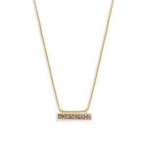 Kendra Scott-NWT Leanor Gold Necklace with Platinum Iridescent